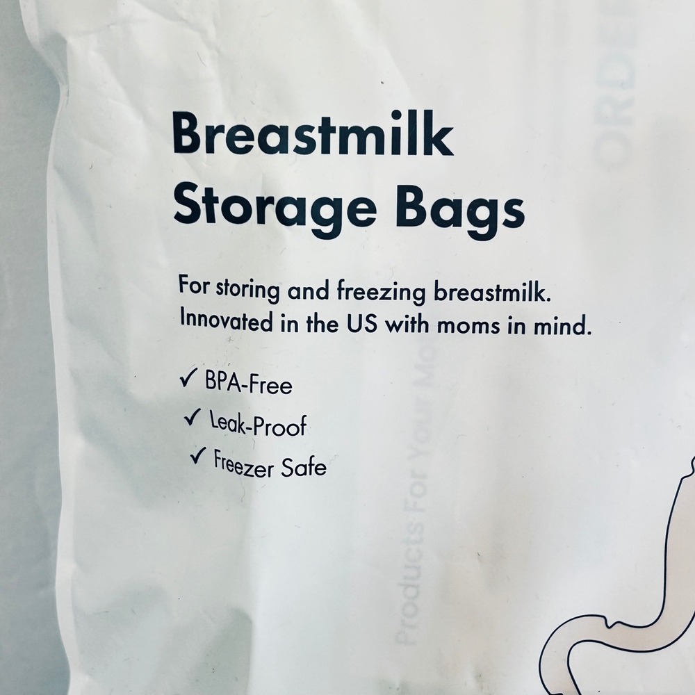 Motif Medical Breastmilk Storage Bags 100 Count 8 oz BPA-Free Leak-Proof 2 packs - Picture 4 of 8